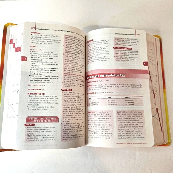 Comprehensive Handbook of Laboratory  and Diagnostic Tests/ Nursing Implications - Picture 10 of 11